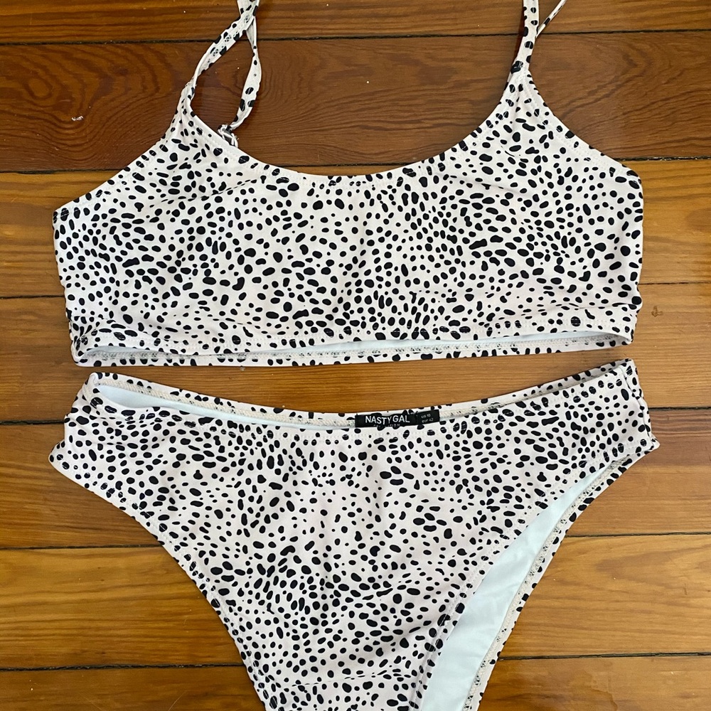 NastyGal Spotted Bikini